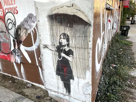 Vandalized Banksy Graffiti Painting In New Orleans Is Restored By Fast