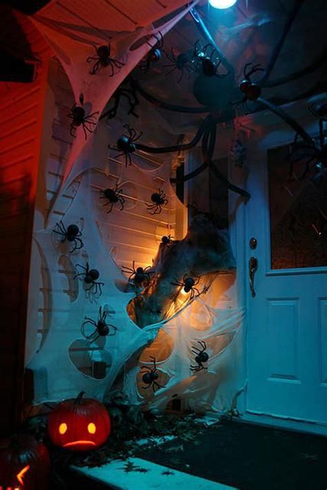 Learn why and how spiders build webs. Spider Webs Outdoor Halloween Decorations - Decoration Love