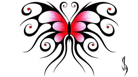 Now, i am going to draw a horizontal line located at the center of the screen (as if it is dividing the screen into two halves vertically). How I Draw a Swirly Symmetrical Butterfly Design - YouTube
