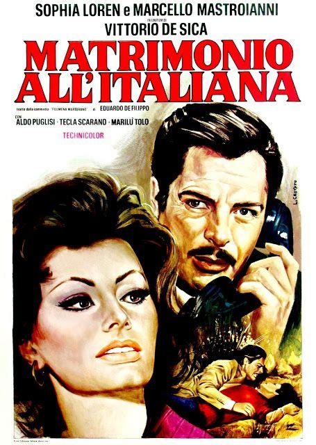 Wanneer je een groot deel van ons leven opdraagt aan iets vergeefs, krijg je verslaafd. MATRIMONIO A LA ITALIANA. Matrimonio all'italiana. 1964 ...