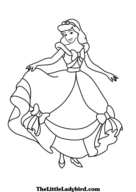 Dessin Cendrillon #129709 (Films d'animation) à colorier – Coloriages à