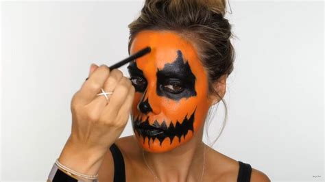 Easy Pumpkin Face Makeup