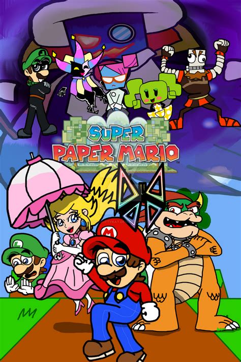 Super Paper Mario Poster By Luigikittykat On Deviantart
