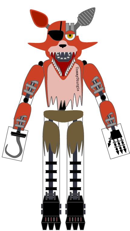 Withered Foxy Papercraft By Tommysturgis On Deviantart