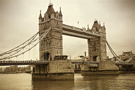 Vintage View Of Tower Bridge London Stock Photo Image 31417382