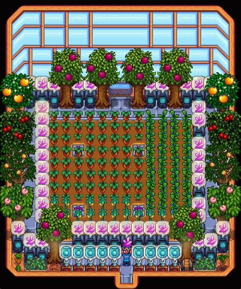 Stardew Farms, Stardew Valley Layout, Stardew Valley Tips, Greenhouse