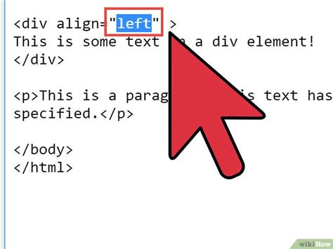 Cómo Alinear Textos E Imágenes En Html 10 Pasos