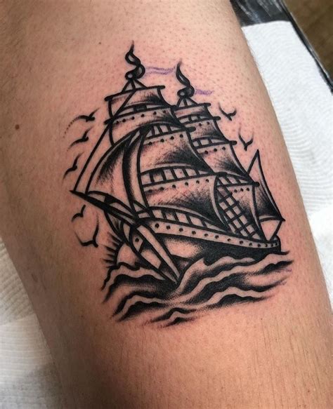 Update More Than 75 Trad Ship Tattoo Esthdonghoadian