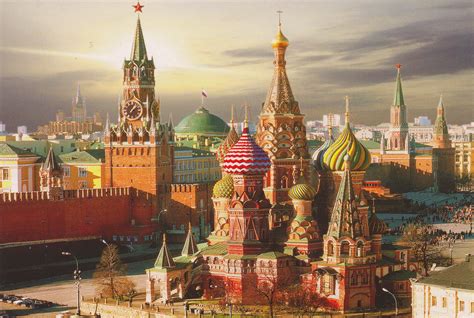 A primary colour in the additive colour system, and a secondary colour in the subtractive colour system. Red Square, Moscow | My collection of Postcards from the world