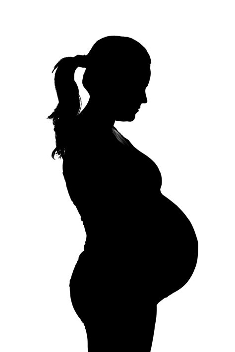 Pregnant Woman Black And White Clipart 10 Free Cliparts Download