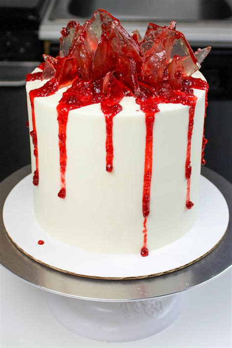 And while they look intricate, they're actually really easy to make at home too! Shattered Glass Cake - Made with Edible Sugar Shards and ...