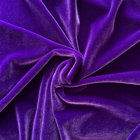 Dark Purple Velvet Fabric
