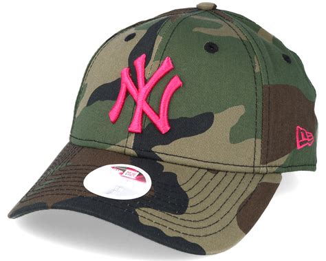 New York Yankees Mlb Fashion Camo 9forty Adjustable New Era Caps