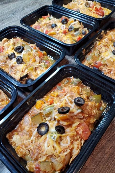 This slow cooker chicken and rice recipe, however, is full of nutritious ingredients. Slow Cooker Chicken Enchilada Casserole - The Meal Prep Ninja