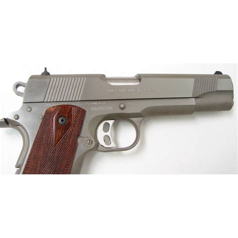 Colt Government 45 Acp Caliber Pistol Stainless Steel Xse Model In