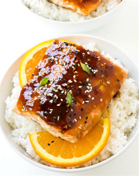 Easy Orange Teriyaki Salmon 20 Minute Meal Chef Savvy