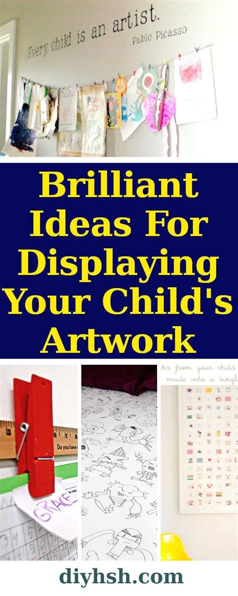 This week we thought we would take a closer look at the way you can showcase your artwork, and talk about some of the features available and a look ahead. Brilliant Ideas For Displaying Your Child's Artwork ...