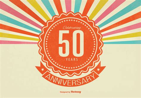 50th Wedding Anniversary Logo