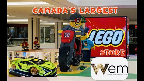New Lego Store At West Edmonton Mall L R Home Youtube