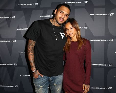 Chris Brown And Karrueche Tran Back Together Ex Couple Cause Scene