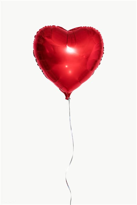 Red Heart Balloon Transparent Png Premium Image By