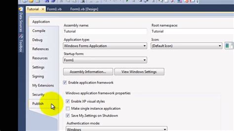 How To Export Programs As Exe Visual Basic 2012 2010 2008 2006