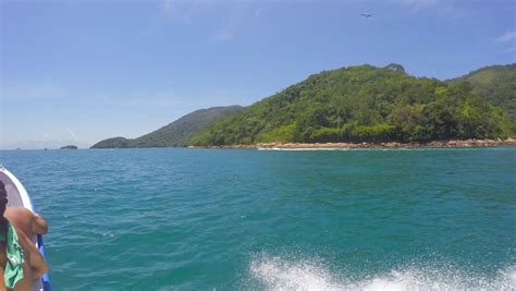 Boat Travel Around Rio De Janeiro Islands In Brazil Stock Footage Video 8969092 Shutterstock