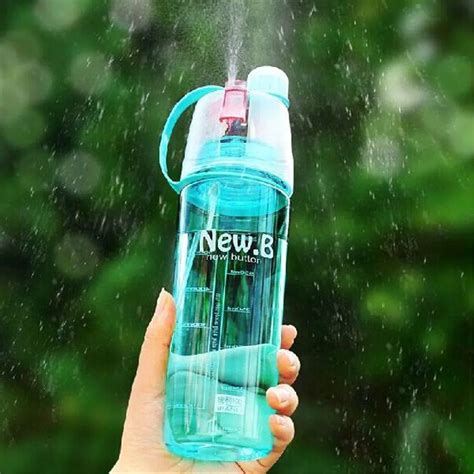 Newest Design Plastic Spray Water Bottle Sprayer Bottle Portable Gym