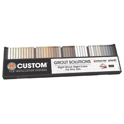 This grouting option has been used for renovation companies for many years because of its. Custom Building Products Grout Solutions Color Sample Kit ...