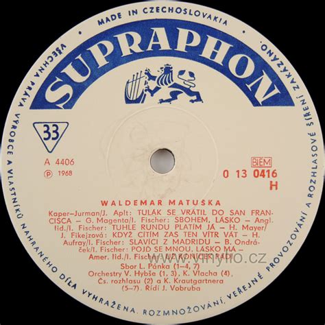 Born july 2, 1932 in košice (slovakia, former czechoslovakia) as vladimír matuška, died may 30, 2009 in st. Waldemar Matuška - Waldemar Matuška Vinyl/LP | Vinylio.cz ...