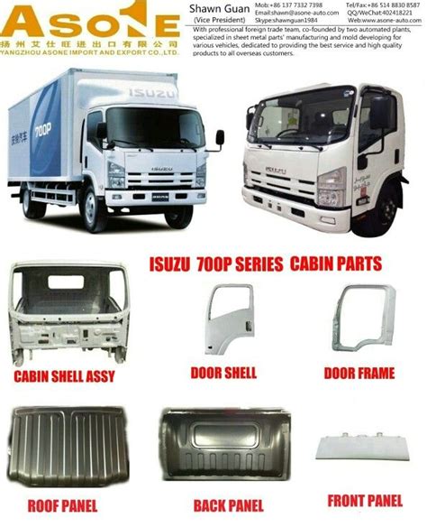 Aftermarket Metal Body Parts For Isuzu Light Truck 700p Cabinsh