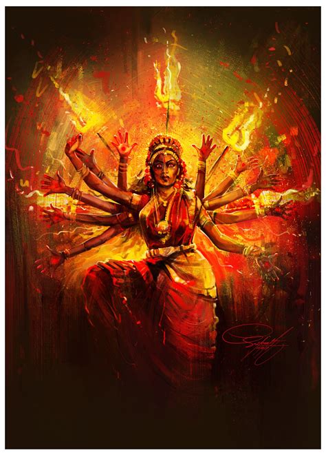 Artworkl0grr Shakti Goddess Durga