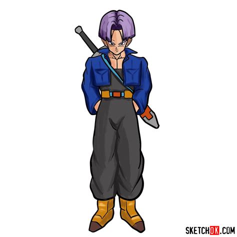 How To Draw Trunks A Step By Step Guide For Dragon Ball Fans