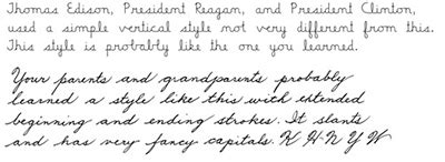 Maybe you would like to learn more about one of these? cursive | American Libraries Magazine