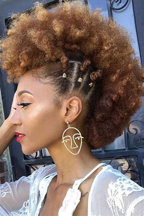 Mohawk is one of the coolest hairstyles for black women with short hair. 40 Mohawk Hairstyle Ideas for Black Women