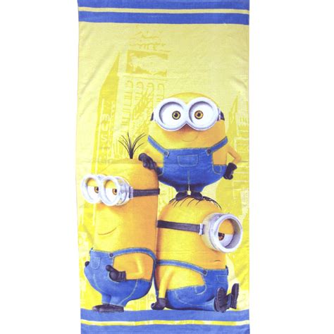 Despicable Me Minions Beach Bath Towels Kids Holiday Swimming 100