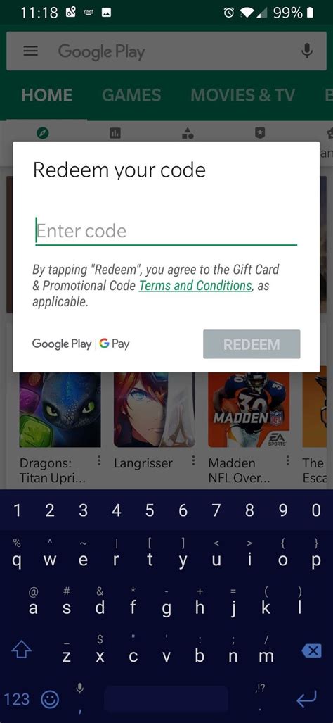 This site contains user submitted content, comments and opinions and is for informational purposes only. How to use a Google Play gift card | Android Central