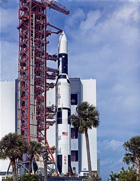 Skylab 1 Rollout Of The Last Saturn 5 Rocket April 16 1973 By
