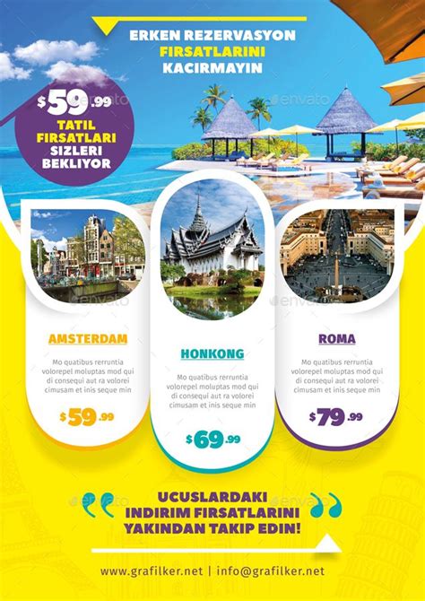 Travel Tours Bundle Templates Travel Poster Design Travel Brochure