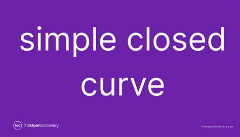 Simple Closed Curve Meaning Of Simple Closed Curve Definition Of