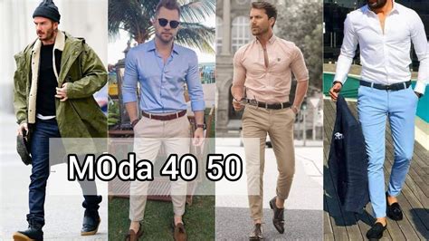 Outfits Para Hombres De 4050 AÑos Moda Para Hombres Mayores Youtube