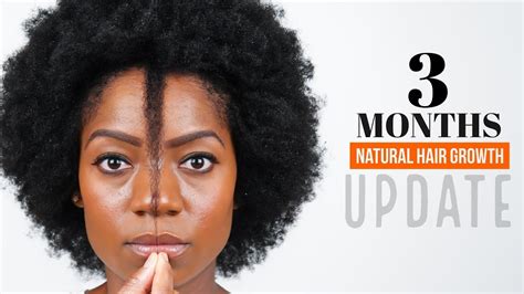 3 months natural hair growth (length check) (hair update) (july 2017