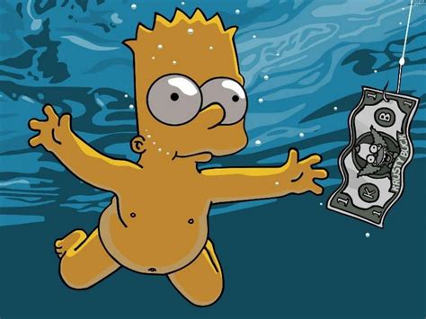 Download Bart From The Simpsons Swimming Wallpaper