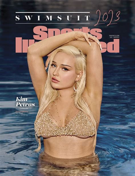 Kim Petras For Sports Illustrated Swimsuit Issue Martha Stewart Plunging White Swimsuit