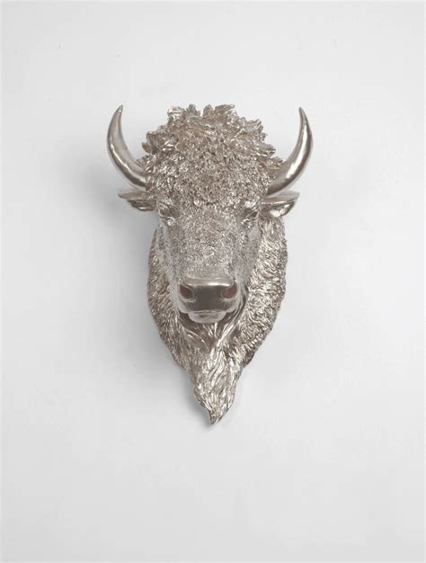 Check out our faux bison head selection for the very best in unique or custom, handmade pieces from our shops. Each faux buffalo wall art head is crafted using only the finest resins and attention to each ...