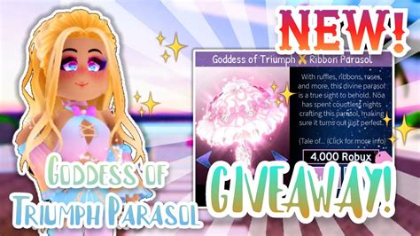 Giving Away The Goddess Of Triumph Parasol Last Giveaway Winner
