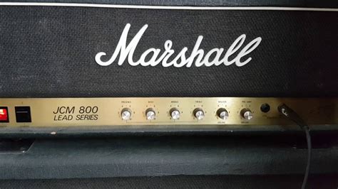 Marshall Jcm800 2204 Distorted Sound Youtube