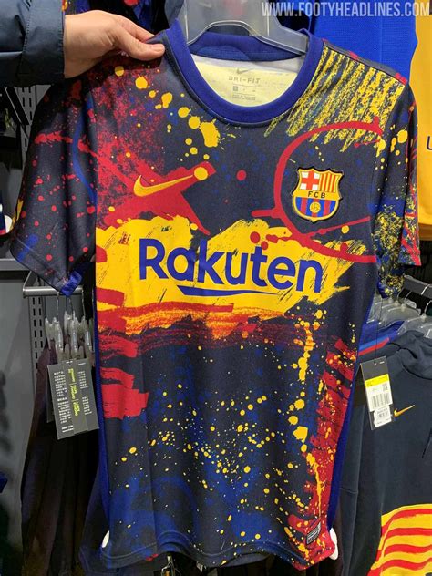 Shop a barcelona jersey featuring sizes for men, women and youth so fans of any. CRAZY Nike FC Barcelona 2020 Pre-Match Jersey Leaked ...