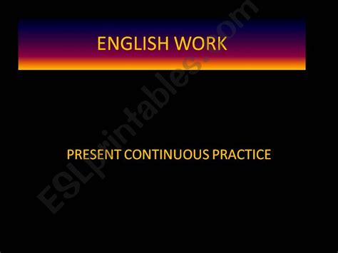 Esl English Powerpoints Oral Practice