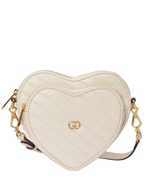 Gucci Interlocking G Mini Heart Shoulder Bag Farfetch